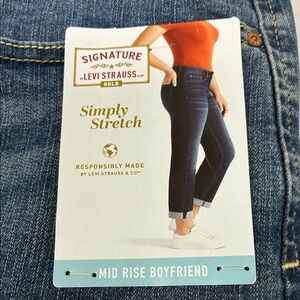 Levi's Women's Simply Stretch Boyfriend Jeans - Blue